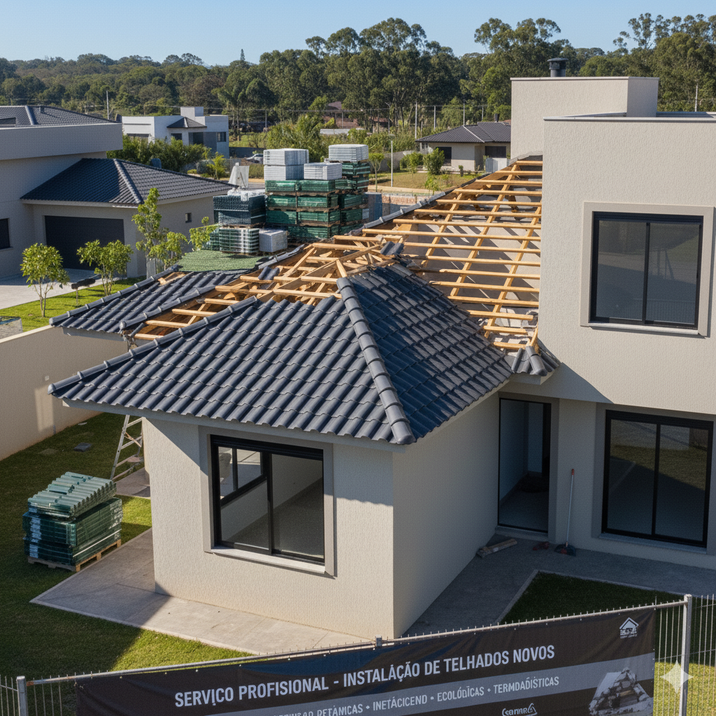 Instalação de Telhados Novos